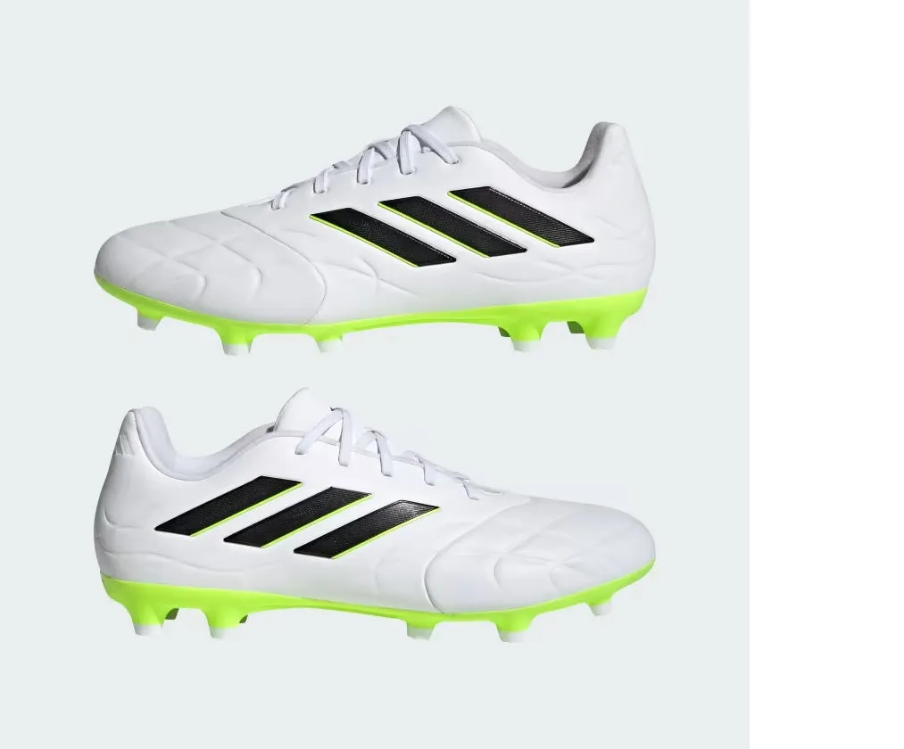 - Adidas Mens COPA PURE.4 FXG WHITE/BLACK/GREEN - (GZ2536) - CO4 - R2L17
