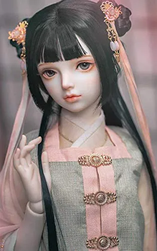 1/3 BJD Ball Jointed Doll Toy with Full Set Clothes Shoes Wig, Girl Doll Playset, Birthday for Your Daughter & Girlfriends(Ancient Chinese Myth)