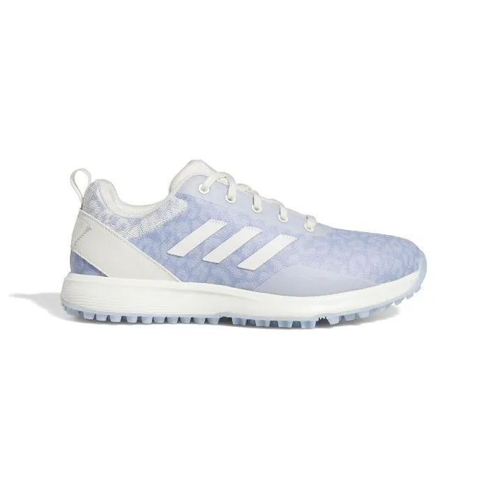 adidas Ladies S2G SL Golf Shoes - Blue Dawn/ Chalk White / Chalk White