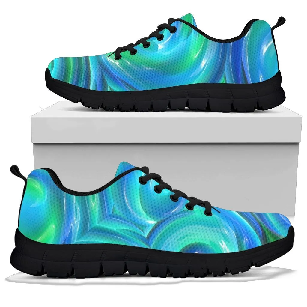 Aqua Ocean Burst Festival Sneaker Shoes