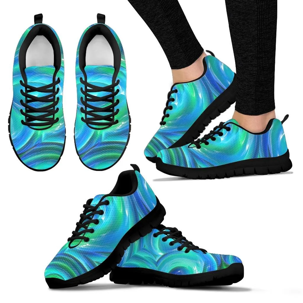 Aqua Ocean Burst Festival Sneaker Shoes