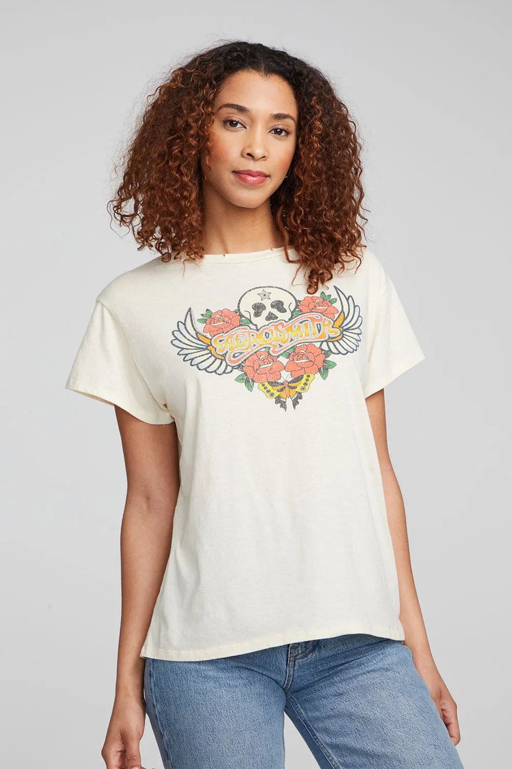 CHA Aerosmith Skull & Roses Tee