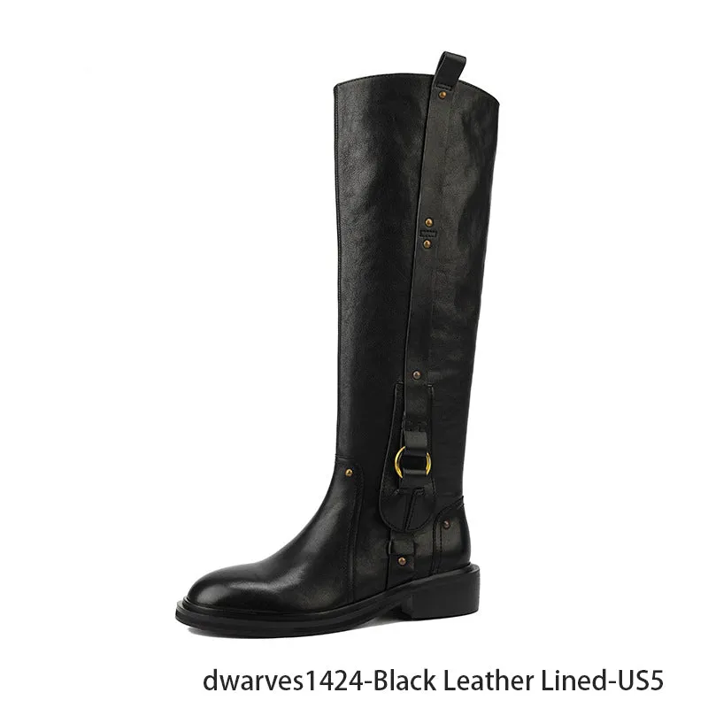 Clearance Sale: Save up to 80% off on leather Knee High Boots