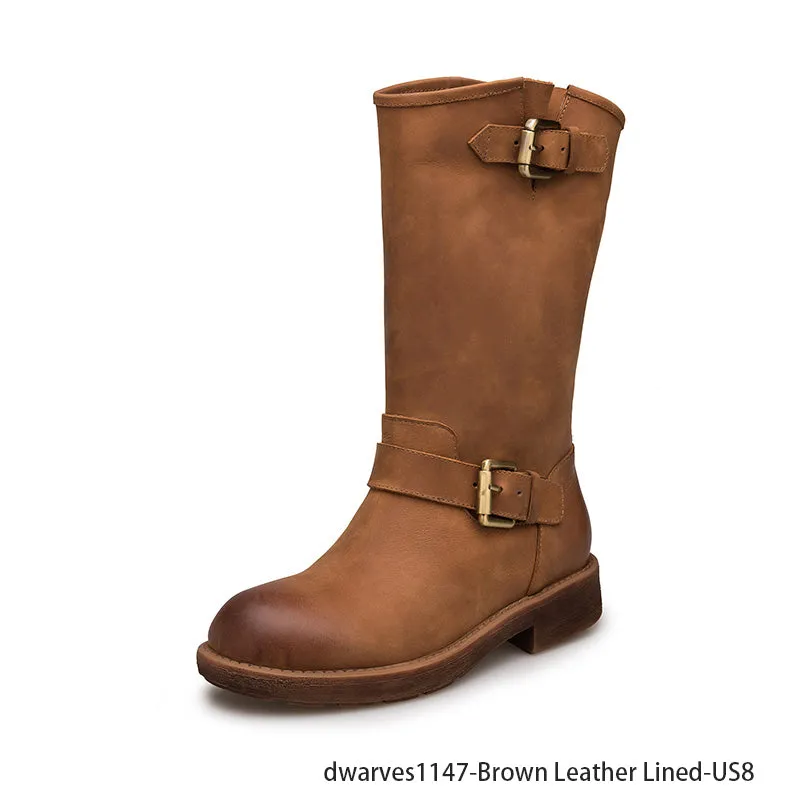 Clearance Sale: Save up to 80% off on leather Knee High Boots