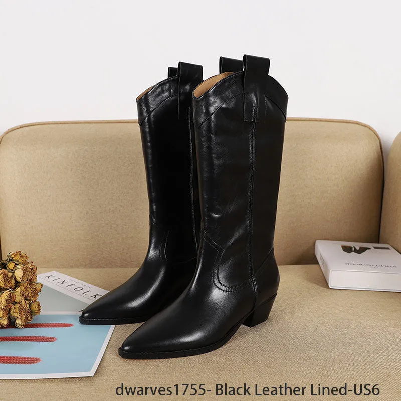 Clearance Sale: Save up to 80% off on leather Knee High Boots