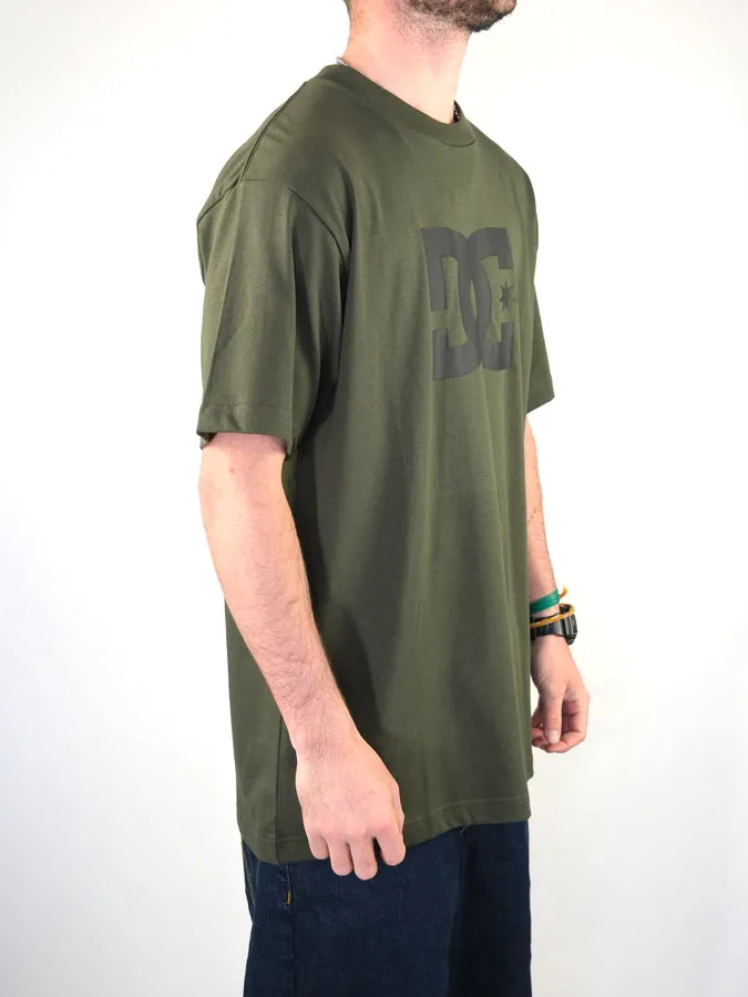 Dc Shoes - Star Tee Shirt - Forest Green / Black