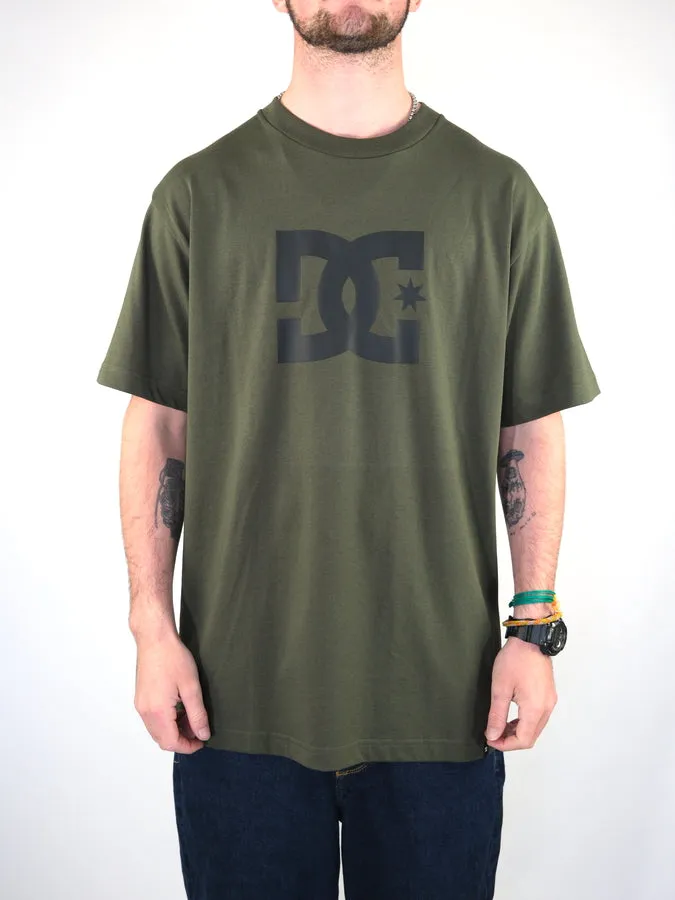 Dc Shoes - Star Tee Shirt - Forest Green / Black