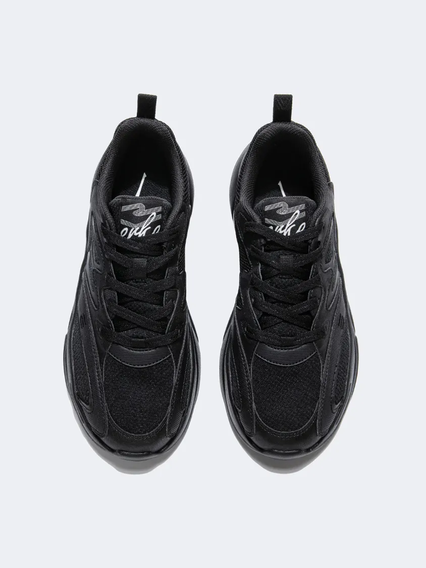 Erke Jogging Men Running Shoes Black