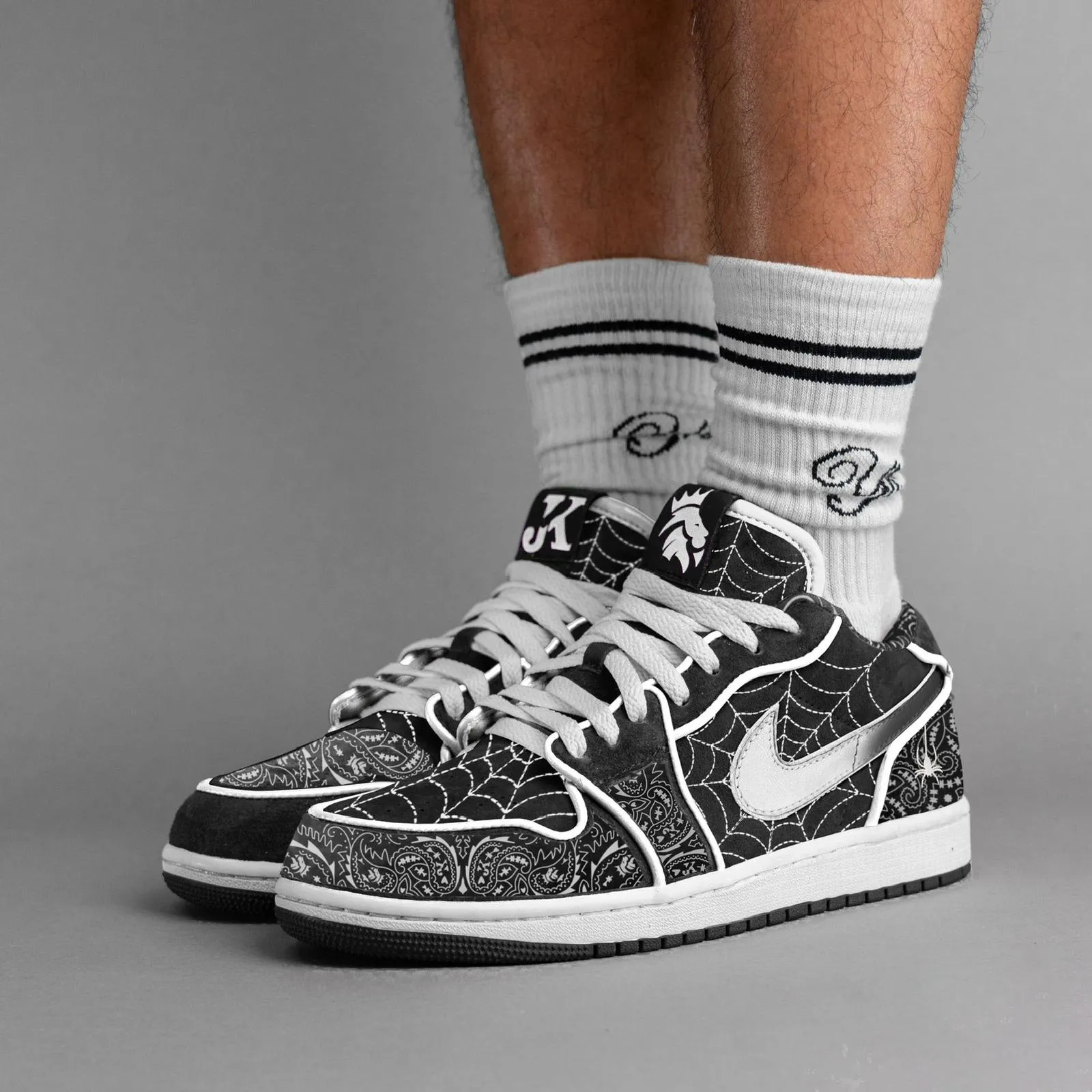 Jordan 1 Low 'Halloween Drip' By Yankeekicks & Johnnyskicks