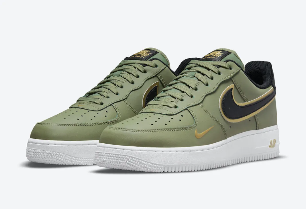 Men's Nike Air Force 1 Low Essentials "Olive Green" (DA8481-300)(Limited Colorway)