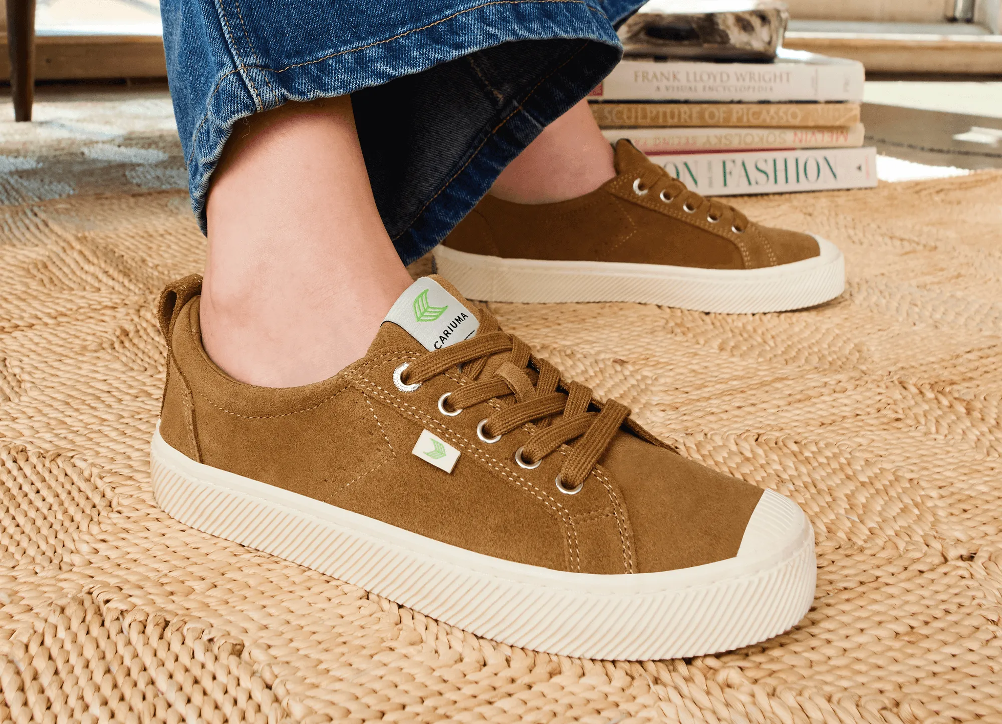 OCA Low Cloud Grey Suede Sneaker Women