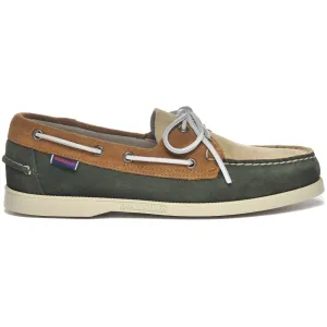PORTLAND JIB - Docksides - Mocassin - Man - GREEN THYME-TAUPE-CUOIO