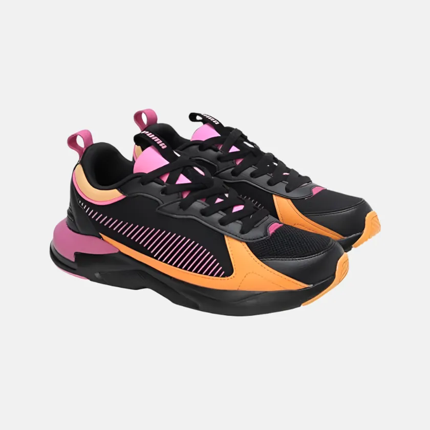 Puma X- Ray Airflex Women's Running Shoes -Black/Clementine/Poison Pink