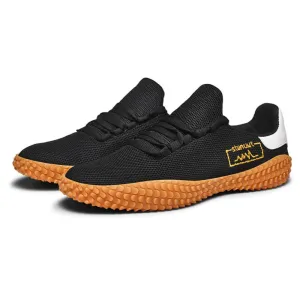 Sneakers Men's Barefoot Lightweight Shoes - Black Size US9.5 = US43