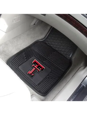 Texas Tech 2 piece Front Seat Car Mat Set