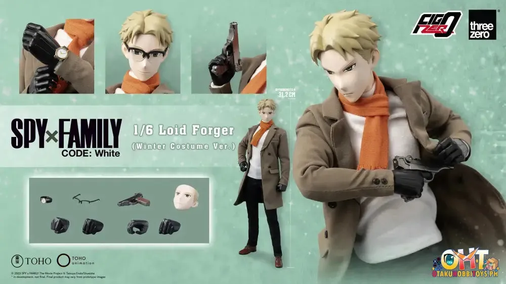 Threezero SPY×FAMILY CODE: White FigZero 1/6 Loid Forger (Winter Costume Ver.)