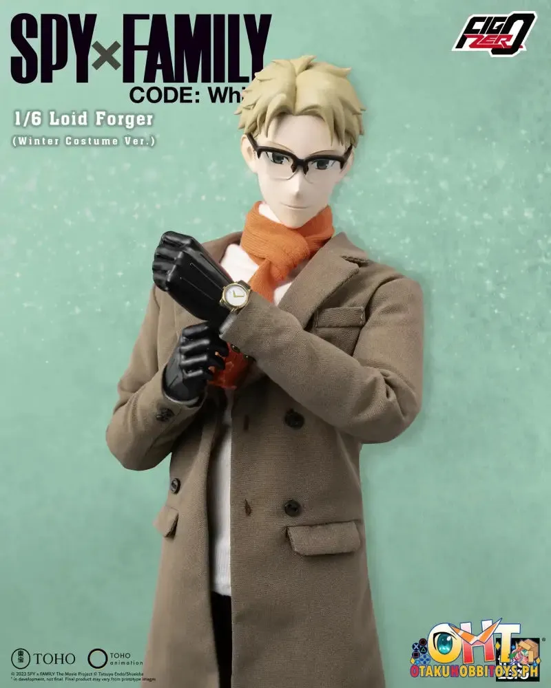 Threezero SPY×FAMILY CODE: White FigZero 1/6 Loid Forger (Winter Costume Ver.)