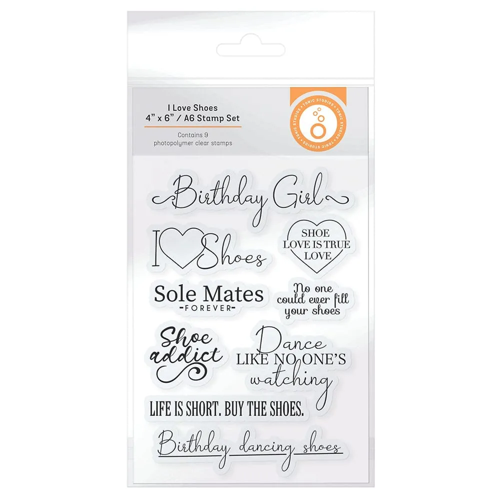 Tonic Studios - I Love Shoes Stamp Set - 5174e