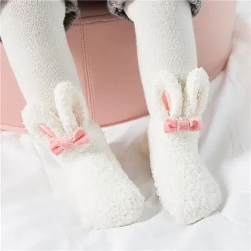 Winter Style Bunny Baby Socks