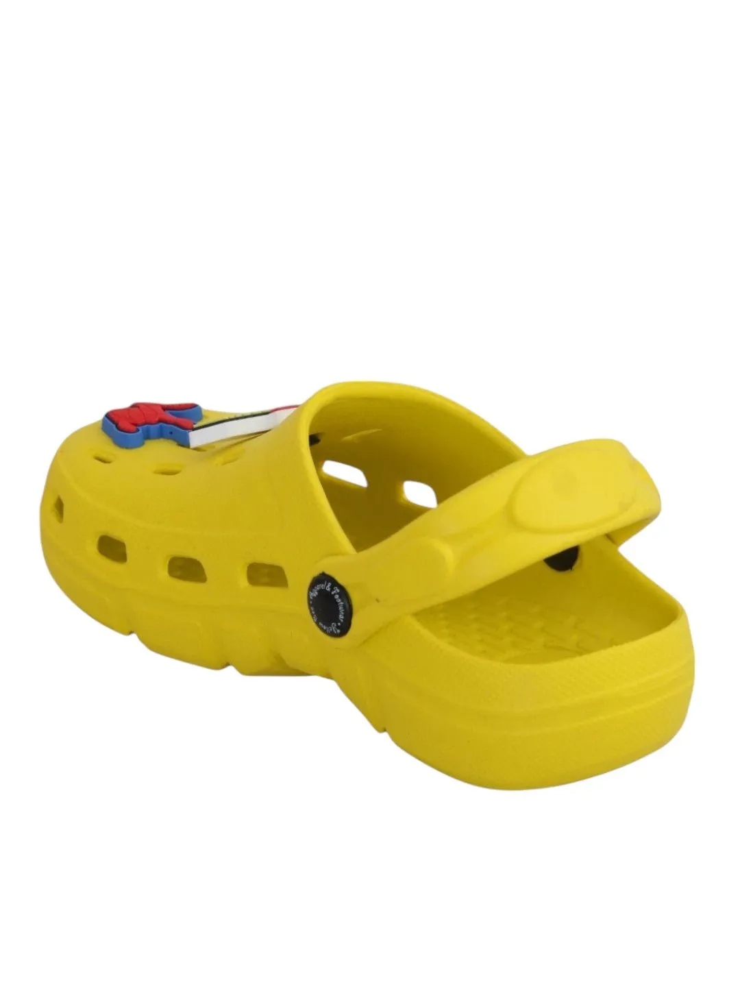 Yellow Bee Boys’ Marvel Spider-Man Clogs with Web & Hero Charms – Yellow